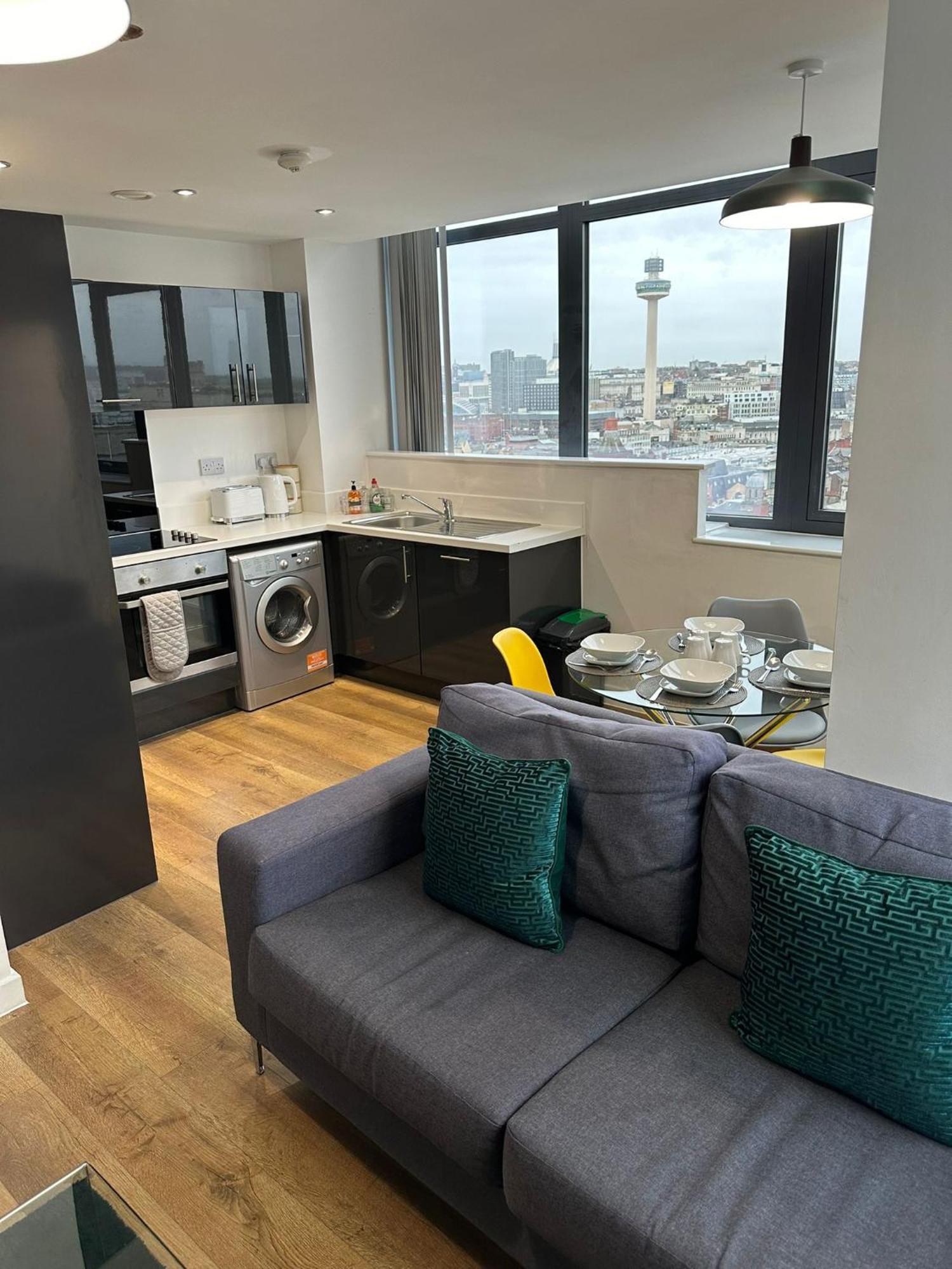 Stunning City View Apartment By Central Stay Liverpool Exteriör bild